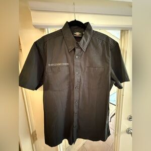 Harley-Davidson Charcoal Button-Down Shirt